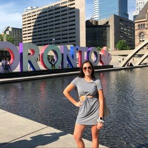 Urban Outfitters cut-out tshirt dress!